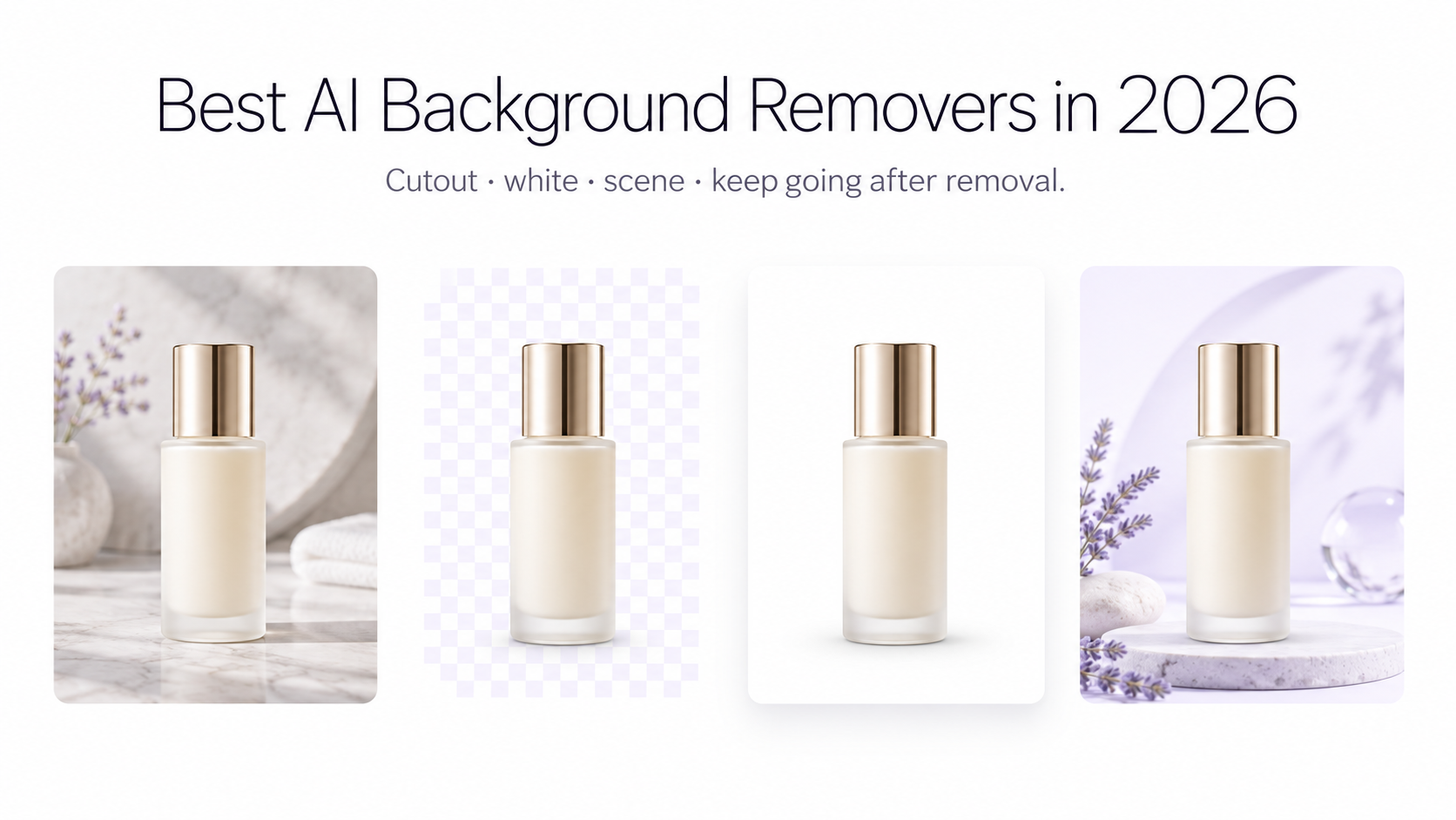 Comparison of AI background remover tools for product photography in 2026