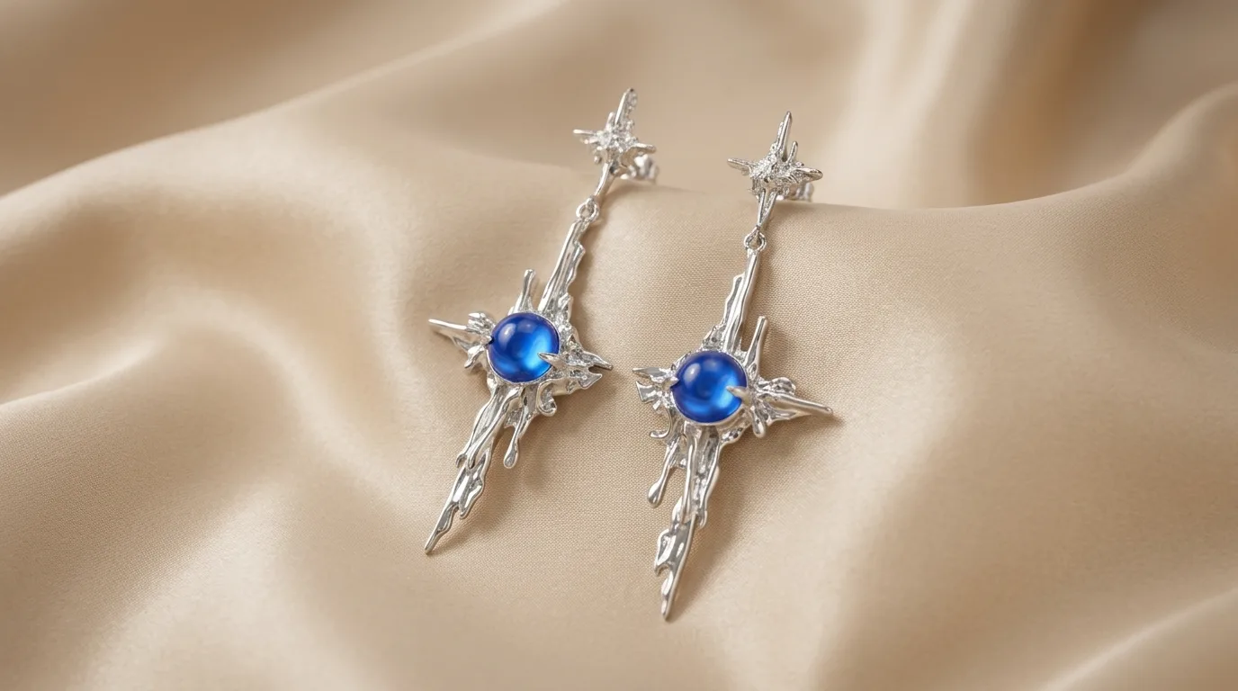 AI jewelry photography examples showing rings, necklaces, earrings, gemstones, and model lifestyle images