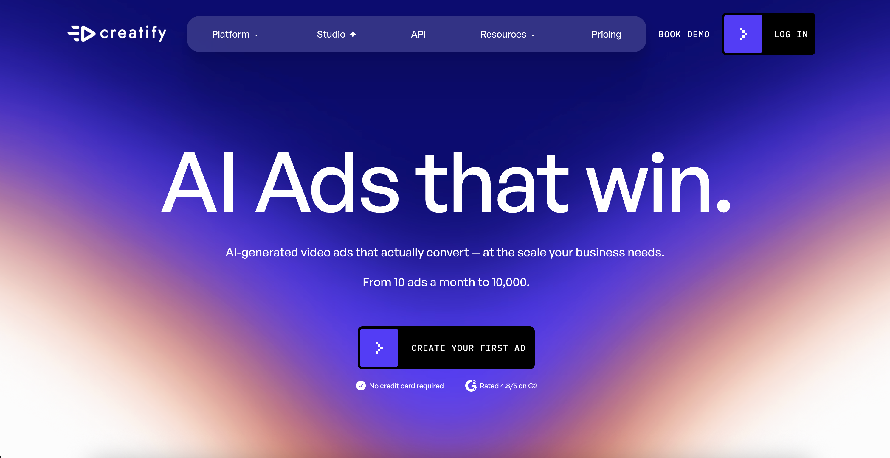 Creatify ecommerce AI video ad platform for product URL to social ad workflows
