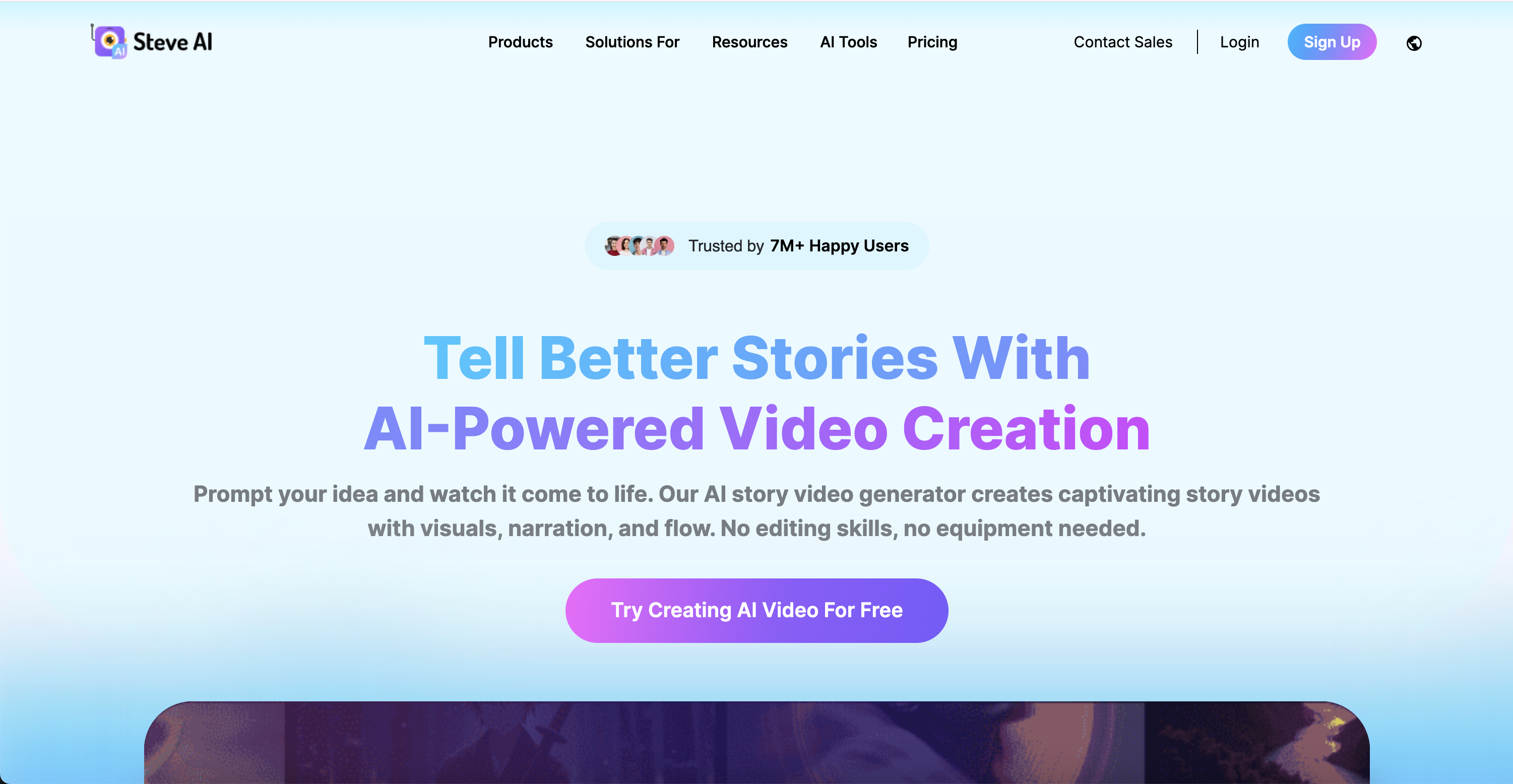 Steve AI automated product marketing video creation for small businesses