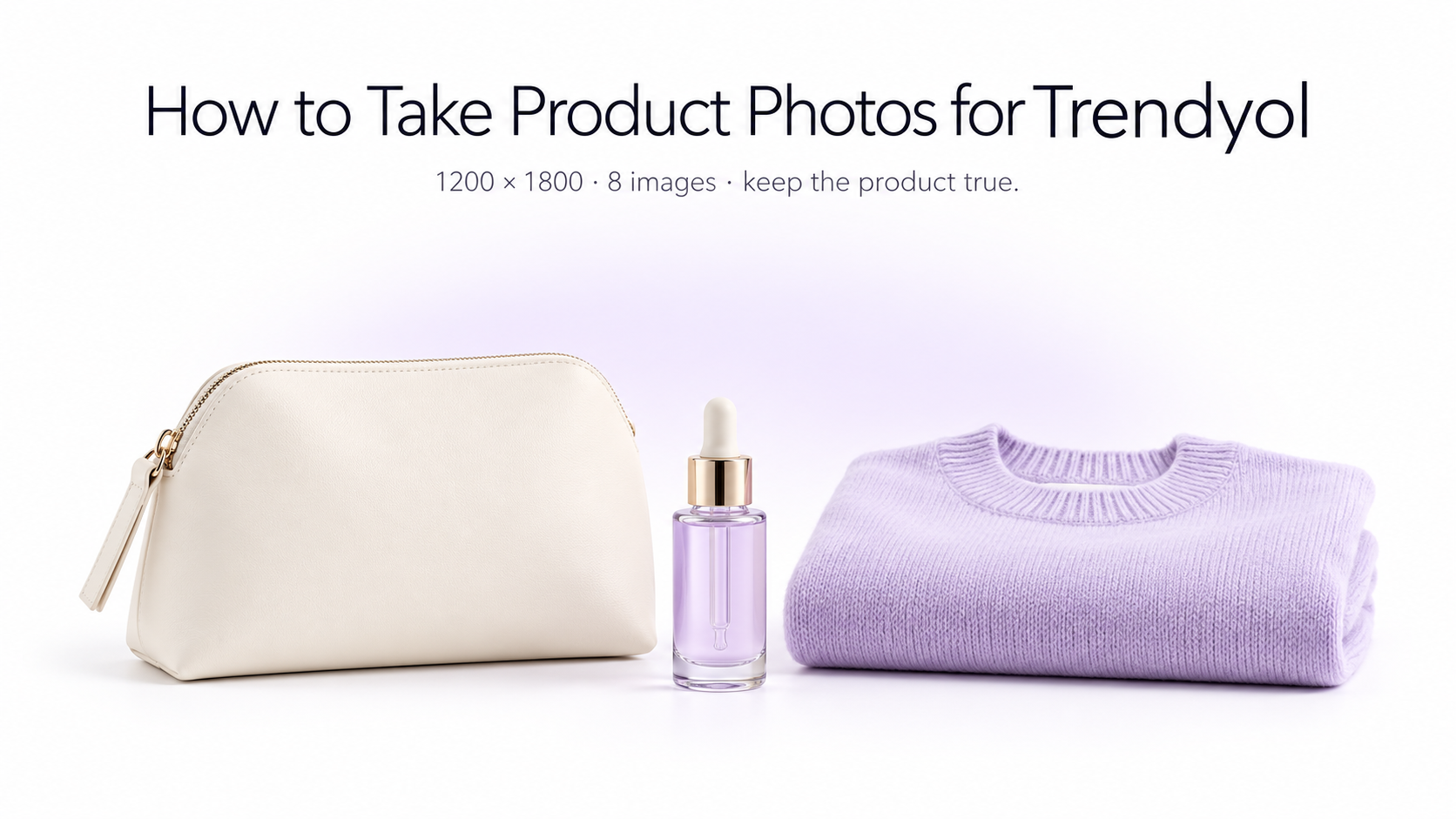 Fashion and ecommerce product photos prepared for a Trendyol marketplace listing